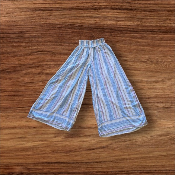 Summer Striped Ocean Drive Summer Wide Leg Pants Quite Harbor Venice Womens L - Picture 2 of 13